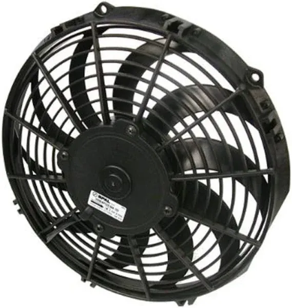 SPAL 30100411 - 844 CFM 11in Low Profile Fan - Pull / Curved