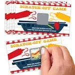 Big Dot of Happiness Fire Up the Grill Summer BBQ Picnic Party Game Scratch Off Cards