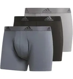 Adidas Men&#039;s XL Performance Stretch Cotton Trunk Underwear 3 Pack NEW