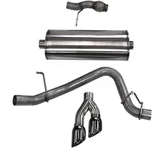 Corsa Sport 3&#034; Cat Back Exhaust w/ Black 4&#034; Tips 2015+ Chevy Tahoe/GMC Yukon