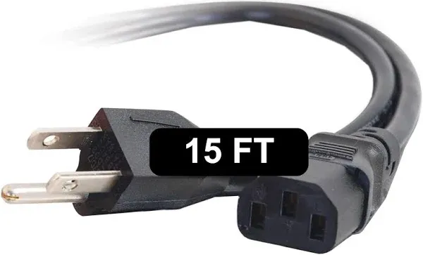 C2G 15ft Universal Power Cord