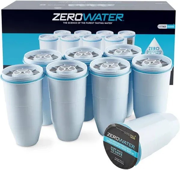 Culligan Zerowater 5-Stage Water Filter Replacement 8 Pack