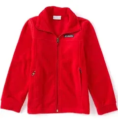 Columbia Steens MT II Fleece Boys Large Mountain Red Jacket