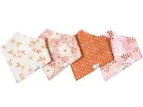 Copper Pearl Baby Bandana Bibs