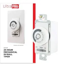 UltraPro 24-Hour Mechanical In-Wall Timer