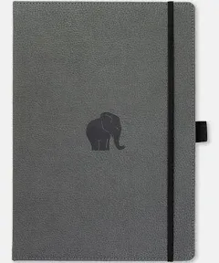 Dingbats Wildlife Grey Elephant Notebook