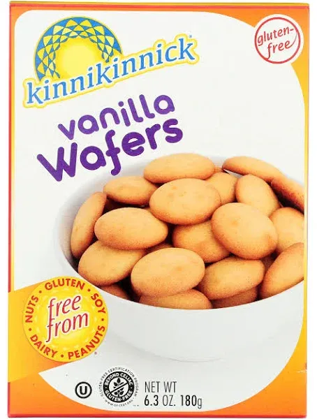 Kinnikinnick Gluten Free Vanilla Wafers - 6.3 oz box