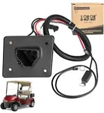 Golf Cart 48V Battery Charger Receptacle or Plug for EZGO RXV & TXT 2008-up Electric, EZGO 2Five 2010-up Delta-Q Charging Receptacle OEM# 602529