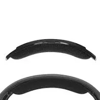 Geekria Velour Headband Pad Compatible with Astro A50 Gen 3, Headphones Replacement Band, Headset Head Top Cushion Cover Repair Part (Black)