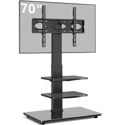 Universal Swivel TV Floor Stand with Mount for 32&#034;-65&#034;Flat Curved TV