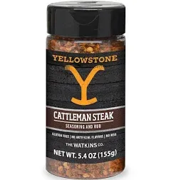 Yellowstone Cattleman Steak  Seasoning and Rub 5.4 oz Paramount Network