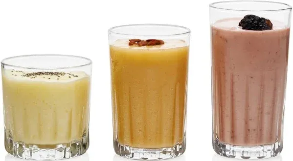 Libbey Brockton 24 Piece Tumbler, Rocks and Juice Glass Set