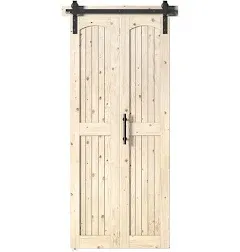 Coast Sequoia Arch Top Bi-Fold Barn Doors