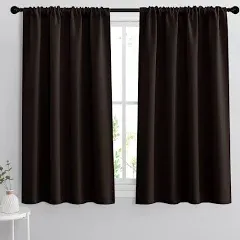  Red Curtains Blackout Window Covering Light Blocking Uv Protection Drap