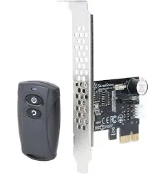 SilverStone SST-ES02-PCIE 2.4Ghz Wireless Computer Power and Reset Remote Switch