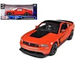 2012 FORD MUSTANG BOSS 302 HARDTOP 1/24 DIECAST CAR SHOWCASTS 37269