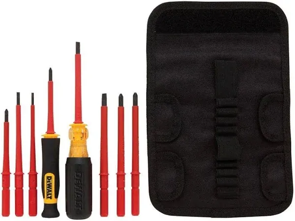 Vinyl Grip Insulated Screwdriver Set (10-piece) | Dewalt Canada Piece Colors