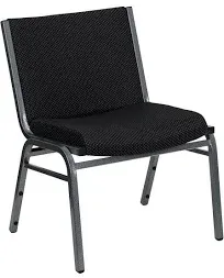 Flash Furniture Hercules Series Big & Tall 1000 lb. Rated Fabric Stack Chair XU-60555-B