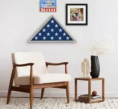 Americanflat Flag Display Case Frame