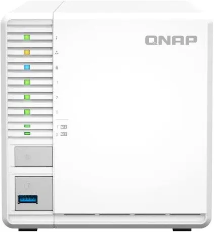 QNAP TS-364 6tb NAS 3x2tb Seagate BarraCuda HDD Drives Installed