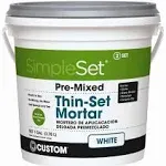 Building Products STTSW1-2 1 Gallon Thin Set Mortar White