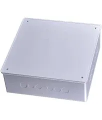 12" x 12" x 4" PVC Plastic Junction Box