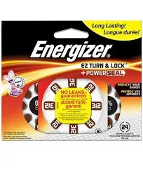 Energizer 312  24 Pack Batteries ~ Best by 1/24