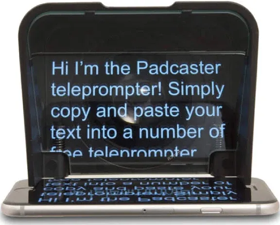 The Padcaster Parrot Teleprompter Kit, Portable Teleprompter for iPhone