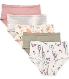 Burt's Bees Baby Toddler Girls' Underwear Organic Cotton Panties