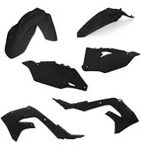 Acerbis Standard Plastic Kit Black Kawasaki KX450F 2019-2023 2736280001