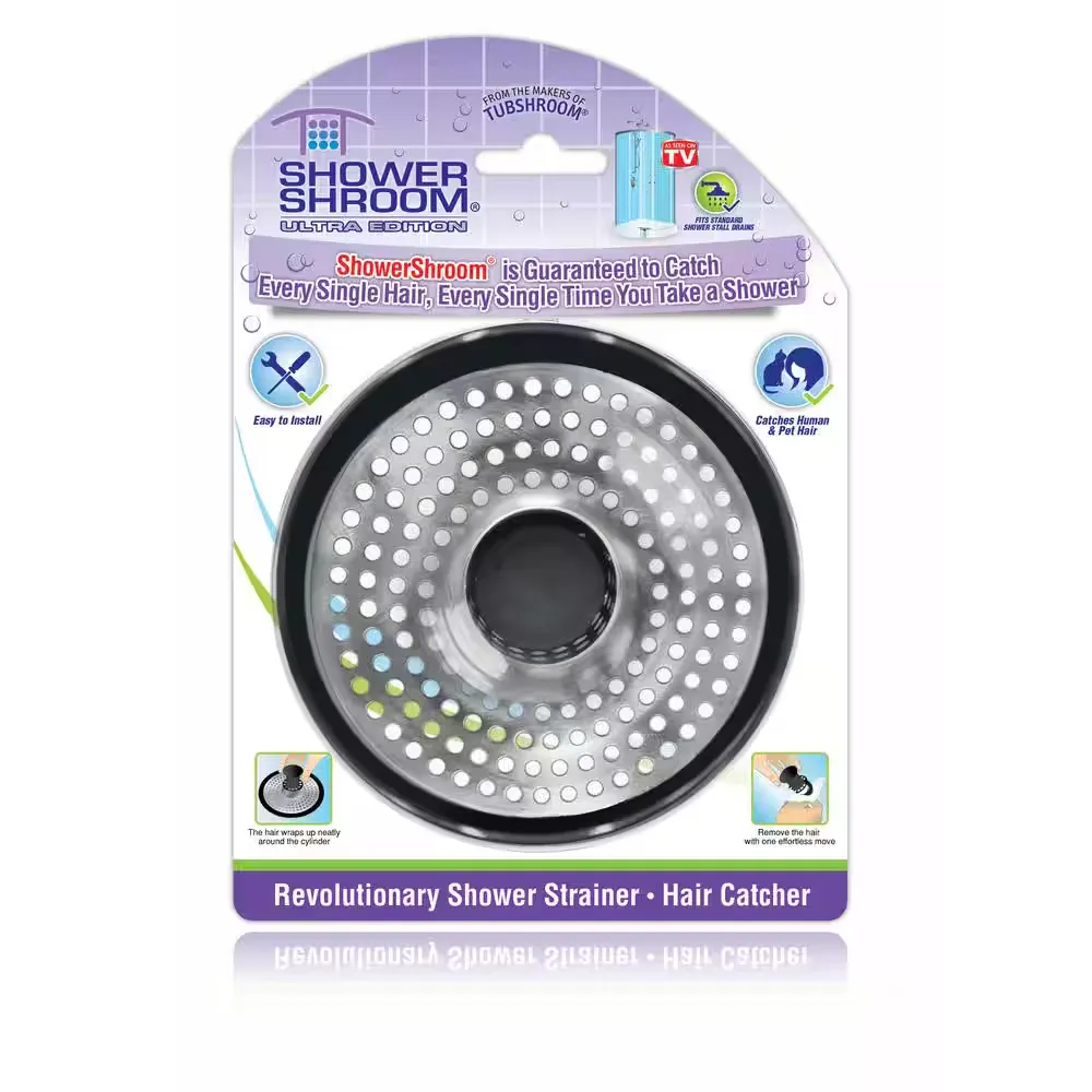 ShowerShroom Ultra Revolutionary Shower Hair Catcher Drain Protector