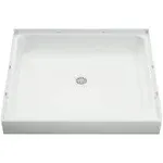 STERLING 72161100-0 36-Inch Shower Base Vikrell Center Drain, White