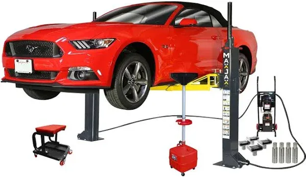 MaxJax | M6K Portable Two-Post Garage Lift Supreme Package