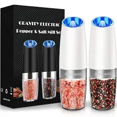 Sweet Alice Gravity Electric Pepper and Salt Grinder Set