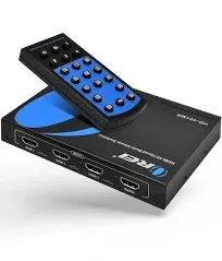 OREI HDMI 4x1 Quad MultiViewer Switcher 4 Ports IR Support 1080p New/Open Box 