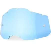 100% RC2/AC2/ST2 Replacement Lens - Sheet Blue 59077-00002