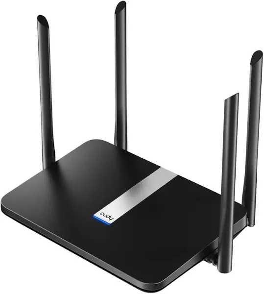 Cudy New AX 1800Mbps WiFi 6 Mesh Router, AX1800 2.4G 5G Gigabit Wireless Internet Router for Home and Office, Gaming, VPN Router, OpenWRT, OpenVPN, Long Range, X6