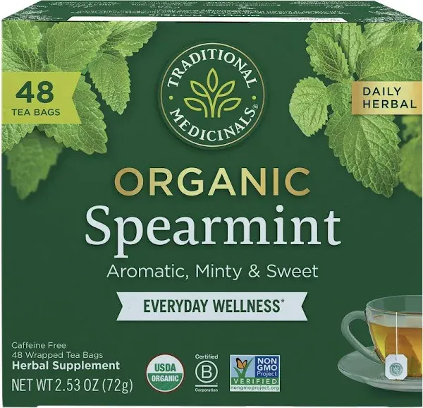 Traditional Medicinals Organic Spearmint Herbal Tea