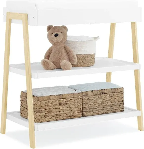 Delta Children Scout Changing Table - Greenguard Gold Certified, Bianca White