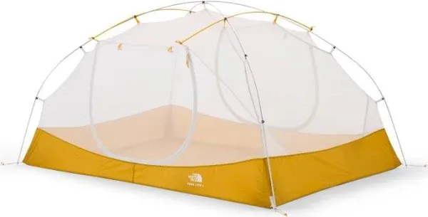 The North Face Trail Lite 3 person Tent + rainfly khaki stone arrowwood yellow