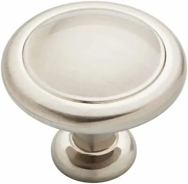 Franklin Brass P35597K-SN-B1 Round Ringed Kitchen Cabinet Drawer Knob