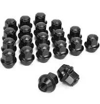 Dynofit 12mmx1.5 Stock Lug Nuts For Escape 2001-2019/Focus 2012-2018/Fusion 2006-2019, One-Piece Style OEM Wheel Nuts Replace for Factory Nut Compatible with Ford Lincoln MKC MKZ, Work on AL/Steel Rim