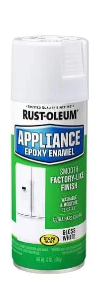 Rust-Oleum 7881830 Specialty Appliance Epoxy Spray Paint, 12 oz, White