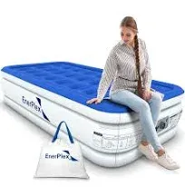 Enerplex Air Mattress with Built-in Pump Double Height Inflatable Mattress for Camping