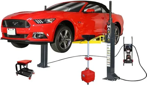 MaxJax® M6K ALI Portable Two Post Garage Lift - Deluxe Package