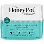 The Honey Pot Company Organic Herbal Super Pads, 16 Count