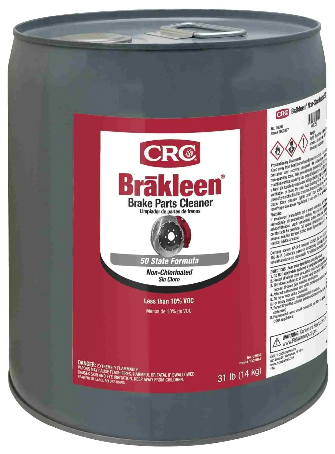 CRC Brake Parts Cleaner Pail