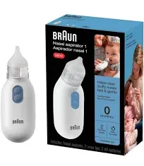  Braun Nasal Aspirator 1 Helps Clear Stuffy Noses Fast And Gently 0+ Months