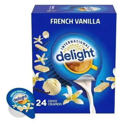 International Delight French Vanilla Coffee Creamer Singles -  24 Count