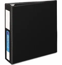 Avery Heavy-Duty Binder with One Touch EZD Rings, 11 x 8 1/2, 3 Capacity, Black